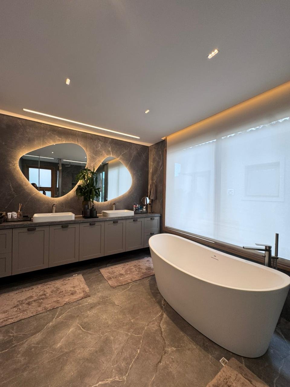 Espelho Orgânico iluminado