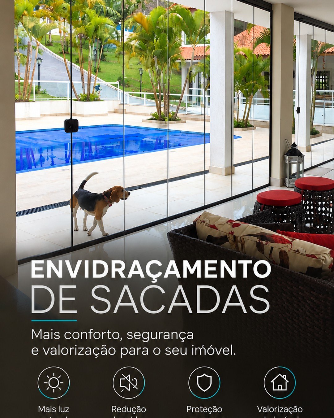 Envidraçamento de Sacadas